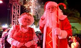 Chegada do Papai Noel leva multidão ao Criciúma Shopping