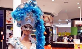 Exposição Carnevale di Venezia é sucesso no hall do shopping