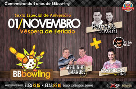 BBbowling comemora quatro anos com muita festa