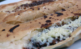 Crepe com bordas recheadas