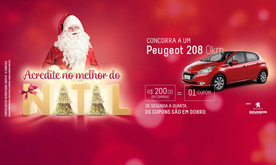 Natal com carro novo na garagem