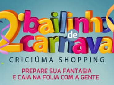 Contagem regressiva para o 2º Bailinho de Carnaval