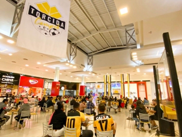 Casa do Tigre, Criciúma Shopping volta a transmitir os jogos do time carvoeiro