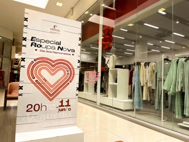 Clima de romance no ar: Criciúma Shopping promove ação em alusão ao Dia dos Namorados