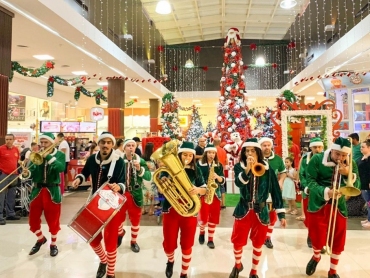 Neste sábado, a magia do Natal chega ao Criciúma Shopping