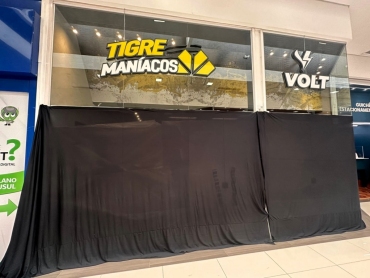Em parceria com Volt Sport, Tigre inaugura loja oficial no Criciúma Shopping e lança segundo uniforme