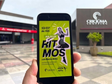 Dança e música: Criciúma Shopping promove Aulão de Ritmos gratuito
