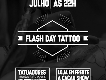 Flash Day Tattoo vai agitar o shopping!