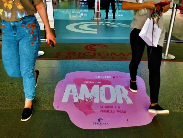 Alertar para salvar: Rede Feminina de Combate ao Câncer participa de live do Criciúma Shopping