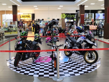Criciúma Shopping abre o ano com exposição de motos e equipamentos para motociclistas